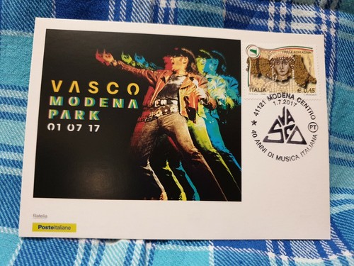 Vasco rossi annullo filatelico - vasco,